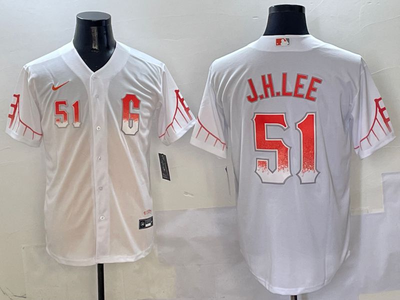 Men San Francisco Giants #51 J.H.Lee White Game Nike 2025 MLB Jersey style 5->san francisco giants->MLB Jersey